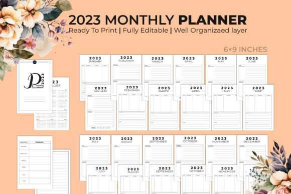 2023 Monthly Planner Kdp Interior: A Comprehensive Guide