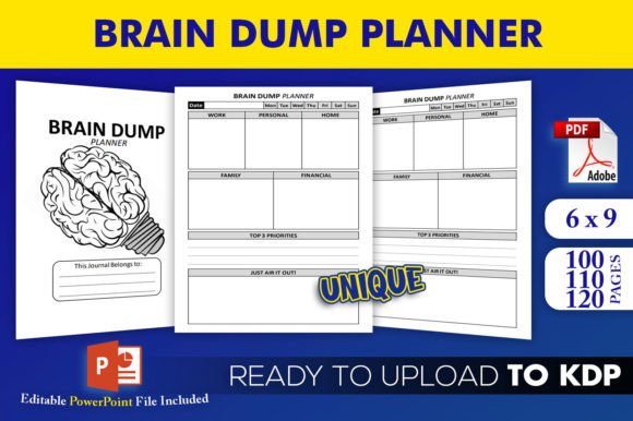 Brain Dump Planner KDP Interior Template: A Practical Guide for Content Creators