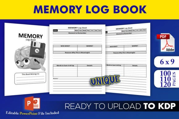 MEMORY Log Book KDP Interior Template