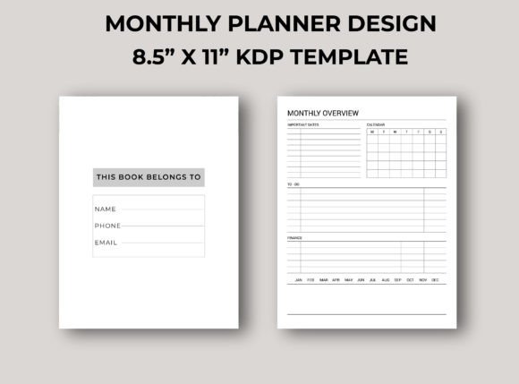 Monthly Planner KDP Interior Design: A Comprehensive Guide