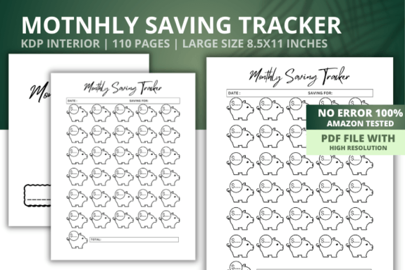 Monthly Savings Tracker Interior: A Comprehensive Guide