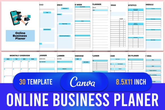 Online Business Planner Template: Streamline Your Workflow with Canva