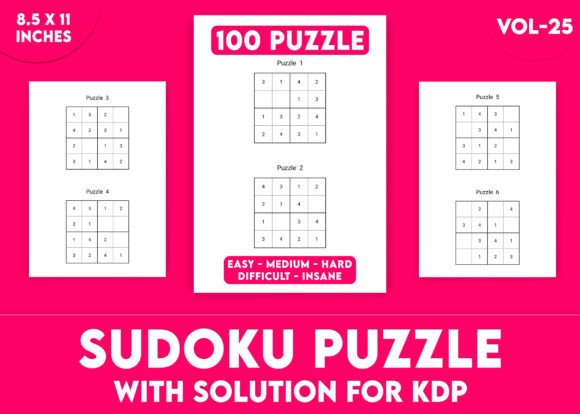Sudoku Puzzles for KDP Interior Vol-25: A Journey Through Logic and Fun