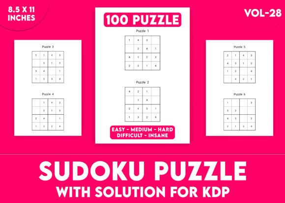 Sudoku Puzzles for KDP Interior Vol-28: A Journey Through Logic and Challenge