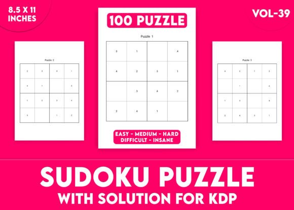 Sudoku Puzzles for KDP Interior Vol-39: A Journey Through Logic and Fun