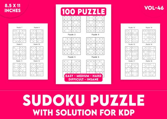 Sudoku Puzzles for KDP Interior Vol-46: A Journey Through Logic and Leisure