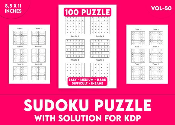 Sudoku Puzzles for KDP Interior Vol-50