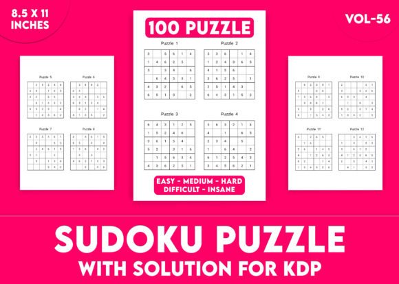 Sudoku Puzzles for KDP Interior Vol-56